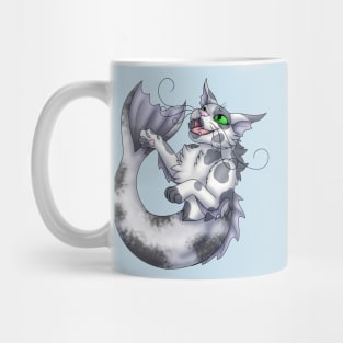 Purrmaid: Grey Bicolor Mug